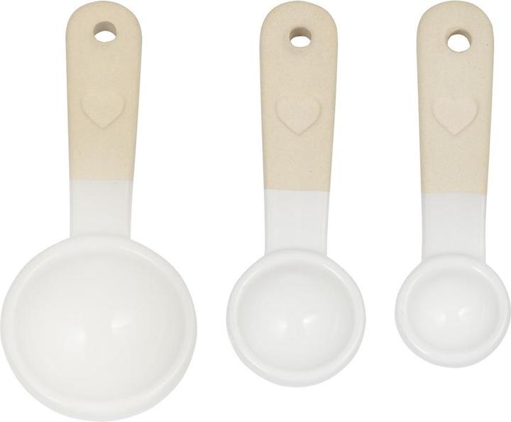 Mason Cash Measuring spoon set, 3 pieces. Rustic charm