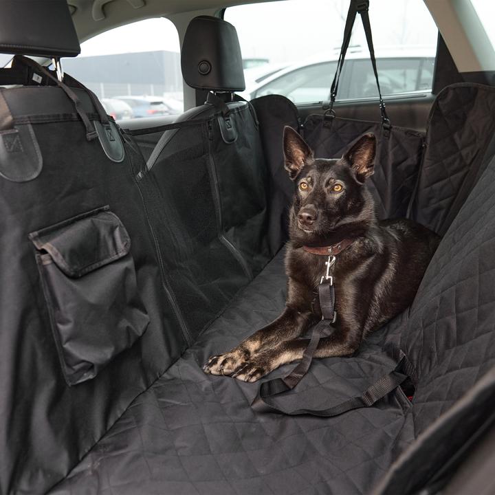 Actual product image Relaxdays Car back seat dog blanket (Dog, Reflectors)