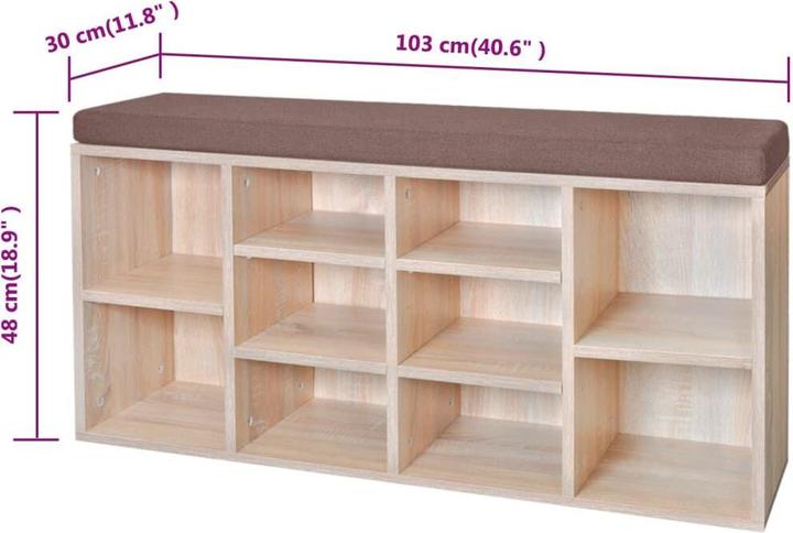 Actual product image VidaXL Lyla (103 x 30 x 48 cm)