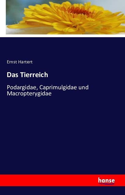 Actual product image Das Tierreich (Ernst Hartert, 2016)