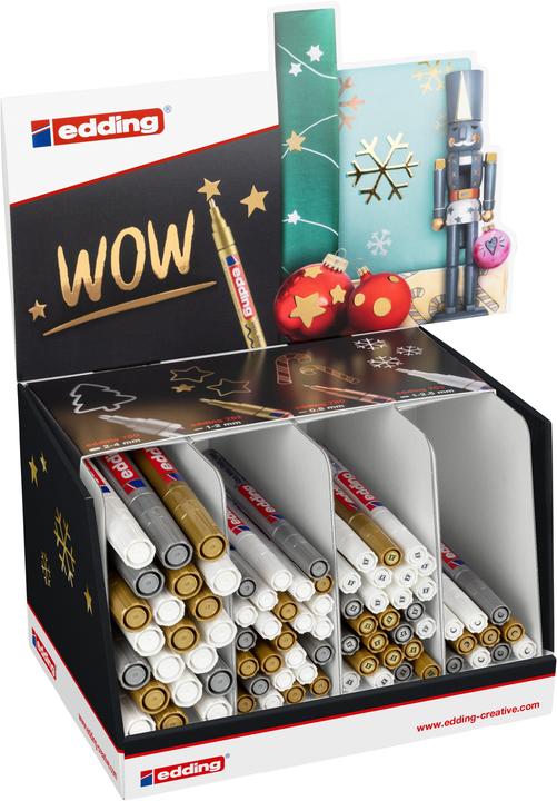 Produktbild Edding Lackmarker 'Xmas' (Multicolor, 81 x)