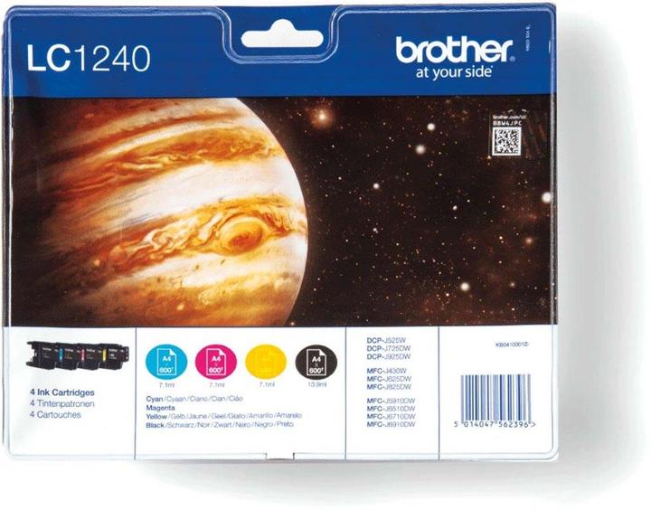 Brother LC-1240VALBP Value Pack (M, BK, Y, C)