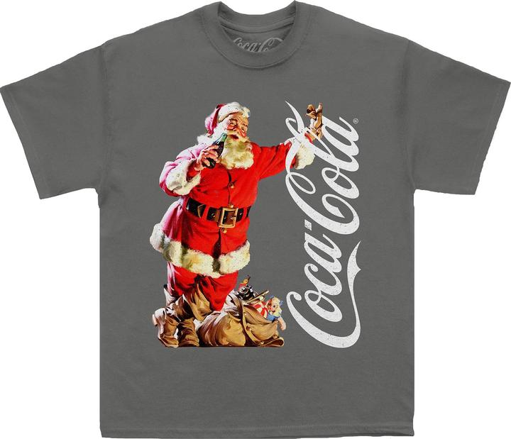 Coca Cola Leaning Santa TShirt (M)