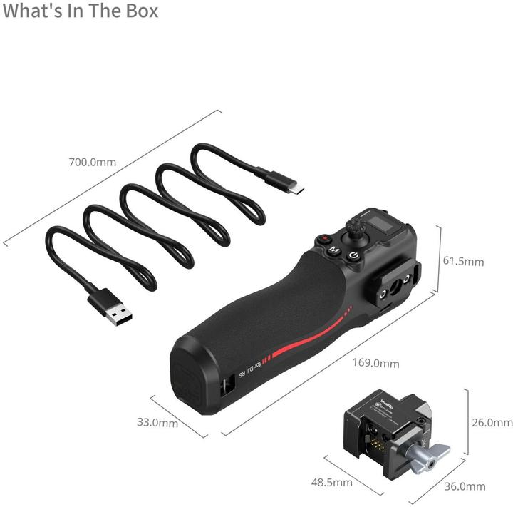 Image du produit SmallRig Handle with Follow Focus for DJI RS Series 4329 (Gimbal Aide à la mise au point)