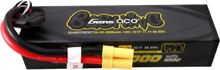 Produktbild Gens Ace G-Tech 8000mAh 11.1V 100C 3S1P Lipo Battery Pack with EC5-Bashing Series (11.10 V, 8000 mAh)