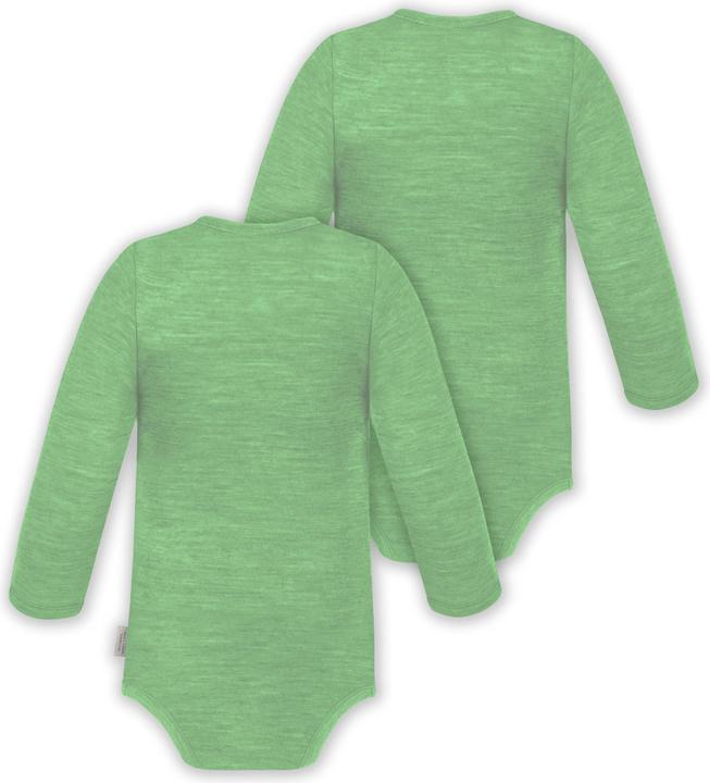 Actual product image Normani 2-pack double pack baby bodysuit merino wrap bodysuit long sleeve - 9343 (50)