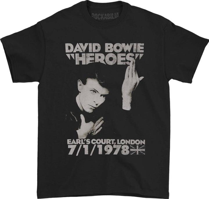 David Bowie Heroes Earls Court TShirt (S)