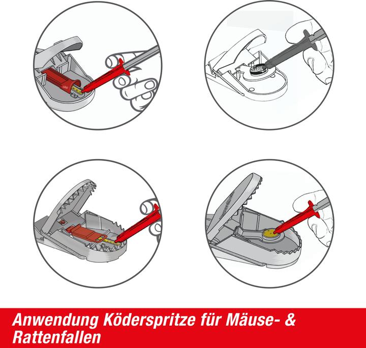 Immagine prodotto Super Cat Ersatz-Köder Spritzen SuperCat 2er für Mause- & Rattenfallen