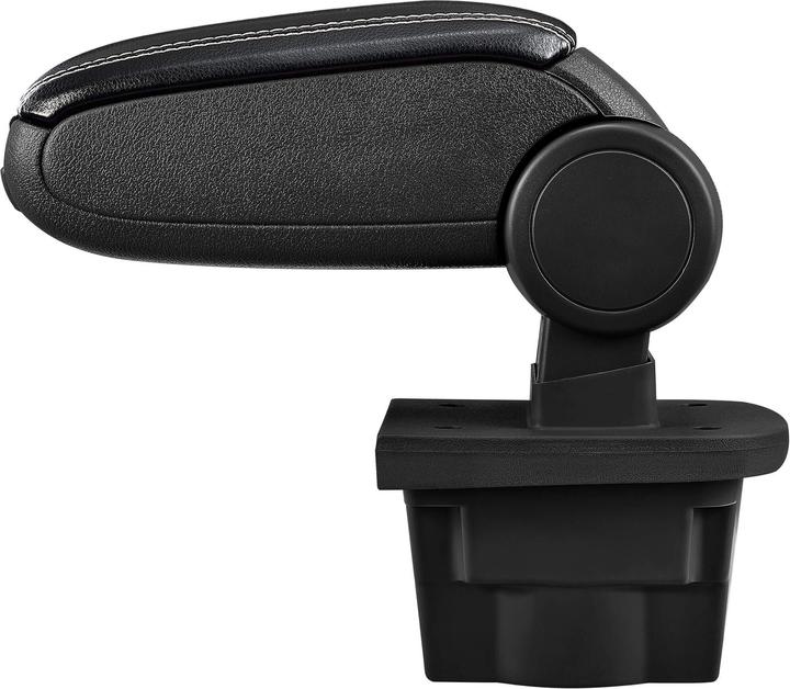 Actual product image Pro-Tec Centre armrest Opel Astra J with storage compartment imitation leather black with white stitching