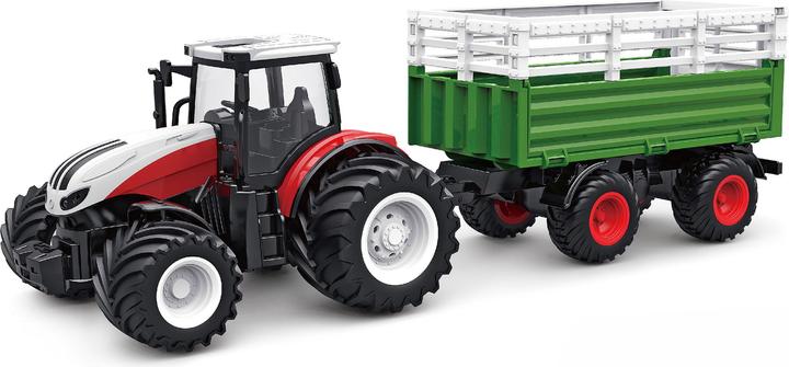 Actual product image Amewi RC TRACTOR WITH CATTLE TRUCK, SOUND & LIGHT, 1:24 RTR (RTR Ready-to-Run)