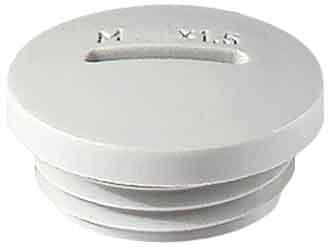 Image du produit Jacob Obturateur M12x1,5IP54Polyamide, gris clair RAL 7035