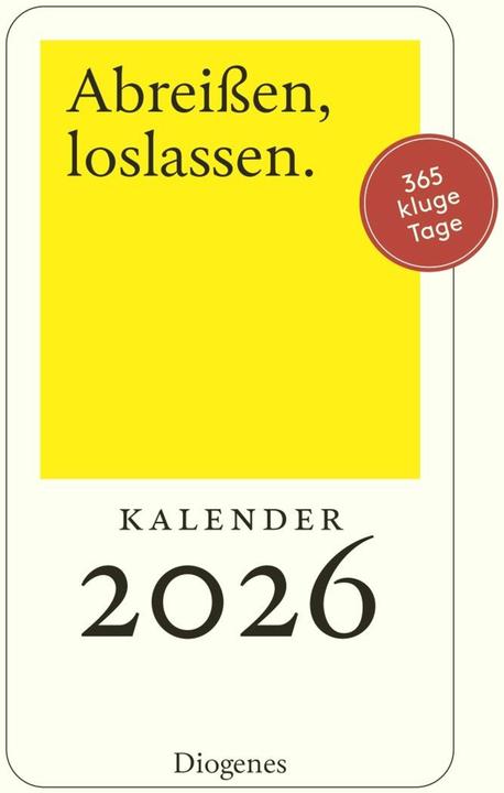 Produktbild Abreissen, loslassen 2026 (Deutsch)