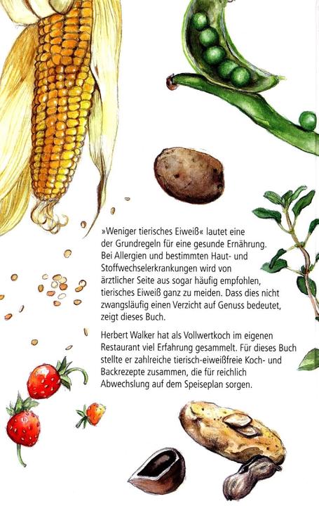 Produktbild Vollwertig kochen und backen mit Pfiff, ohne tierisches Eiwe (Deutsch, Herbert Walker, 2008)