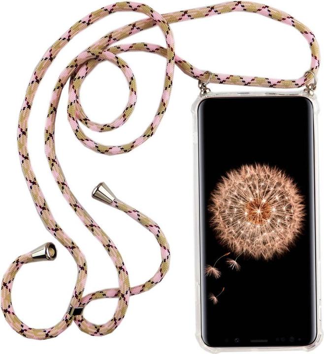 Produktbild König Design Handykette für Samsung Galaxy S9 mit Band Case zum umhängen mit Kordel Rosa Neu