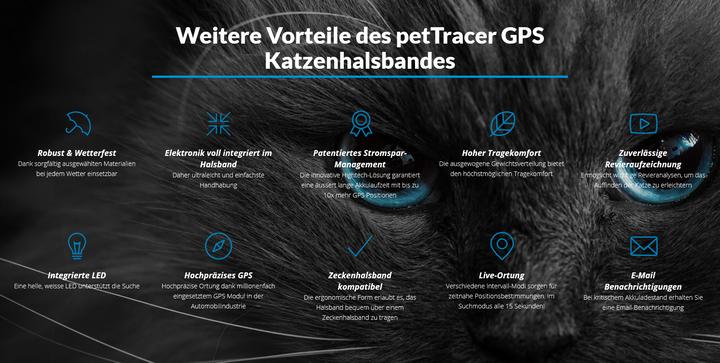 Image du produit PetTracer Dispositif de suivi GPS pour chats (Chat, Général)