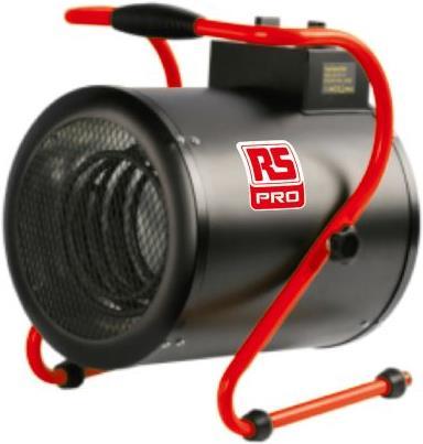 Actual product image Rs Pro 5KW industrial fan heater 3 phase cable (5000 W)