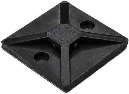 Image du produit HellermannTyton EMBASE DE FIXATION MB4A NOIR 28X28MM (Boucles de fixation, 28 mm, 100 pcs)