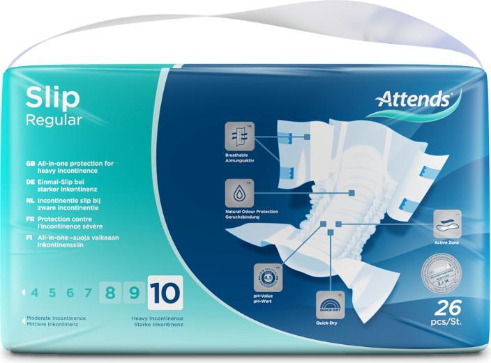 Produktbild Attends Slip 10 Regular (26 x, Large)