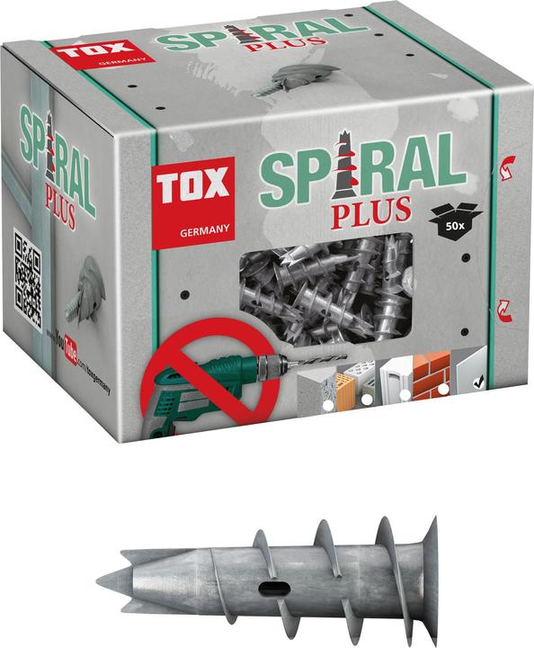 Image du produit Tox Gipskartondübel Spiral Plus (50 pcs)