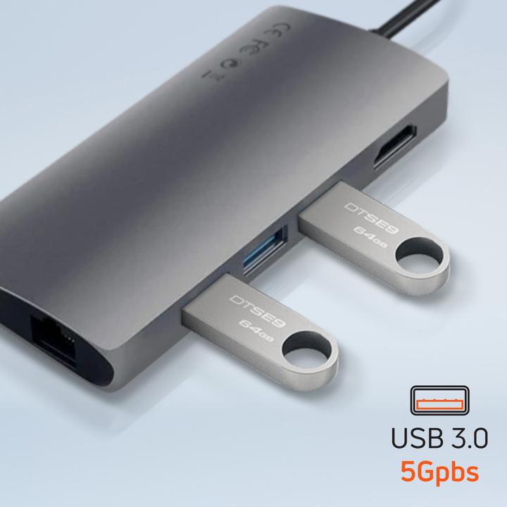Produktbild Satechi ST-TCMA2M (USB-C, 6 Ports)