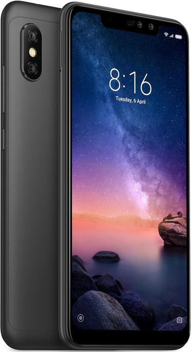 Produktbild Xiaomi Redmi Note 6 Pro (64 GB, Black, 6.20", Hybrid Dual SIM, 12 Mpx, 4G)