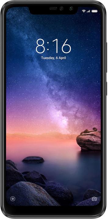 Produktbild Xiaomi Redmi Note 6 Pro (64 GB, Black, 6.20", Hybrid Dual SIM, 12 Mpx, 4G)