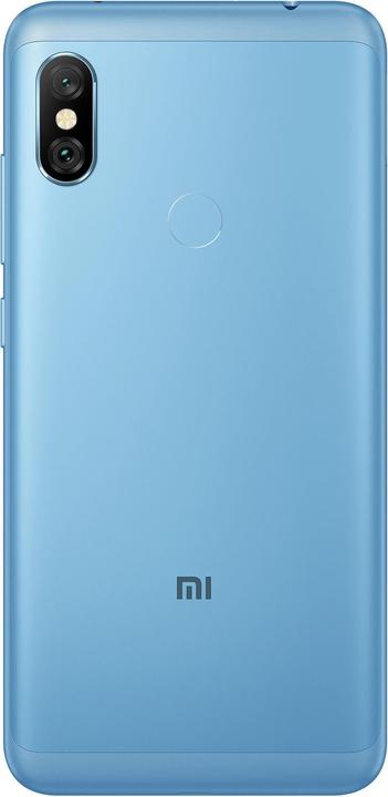 Produktbild Xiaomi Redmi Note 6 Pro (64 GB, Blue, 6.20", Hybrid Dual SIM, 12 Mpx, 4G)
