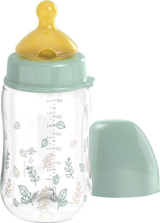 Image du produit NIP Babyflaschen PP-Flasche Cherry Green 260 ml + Latex-Trinksauger (260 ml)