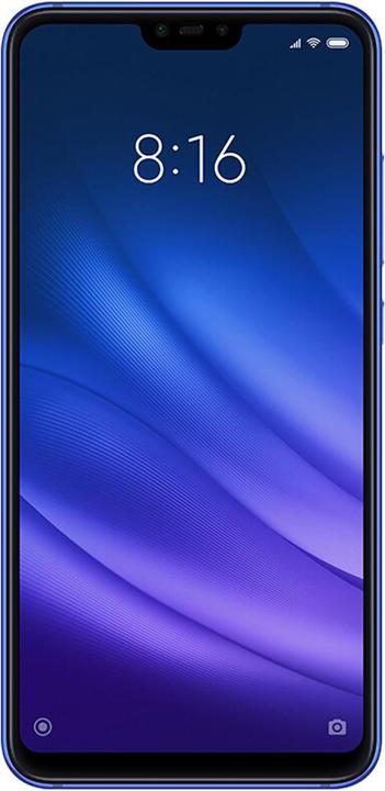 Produktbild Xiaomi Mi 8 Lite (128 GB, Aurora Blue, 6.26", Hybrid Dual SIM, 12 Mpx, 4G)