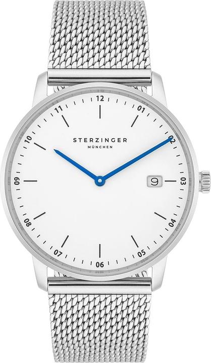 Produktbild Sterzinger Herren Quarzuhr Zeitmesser Edelstahl Silber - 30500 (Analoguhr, 38 mm)