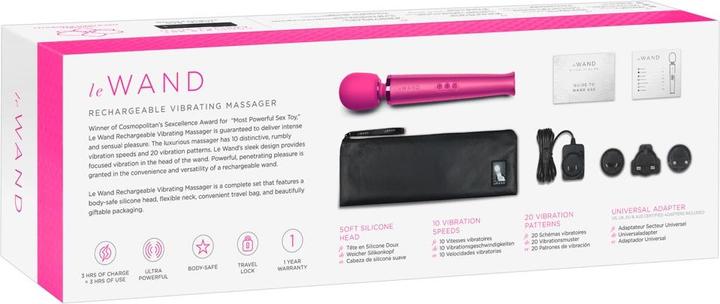 Actual product image Le Wand Rechargeable Massager Magenta