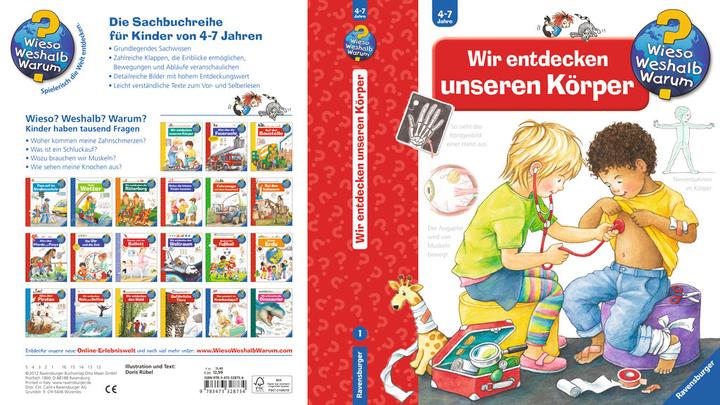 Actual product image Ravensburger Wir entdecken unseren Körper (German, Doris Rübel, 2012)
