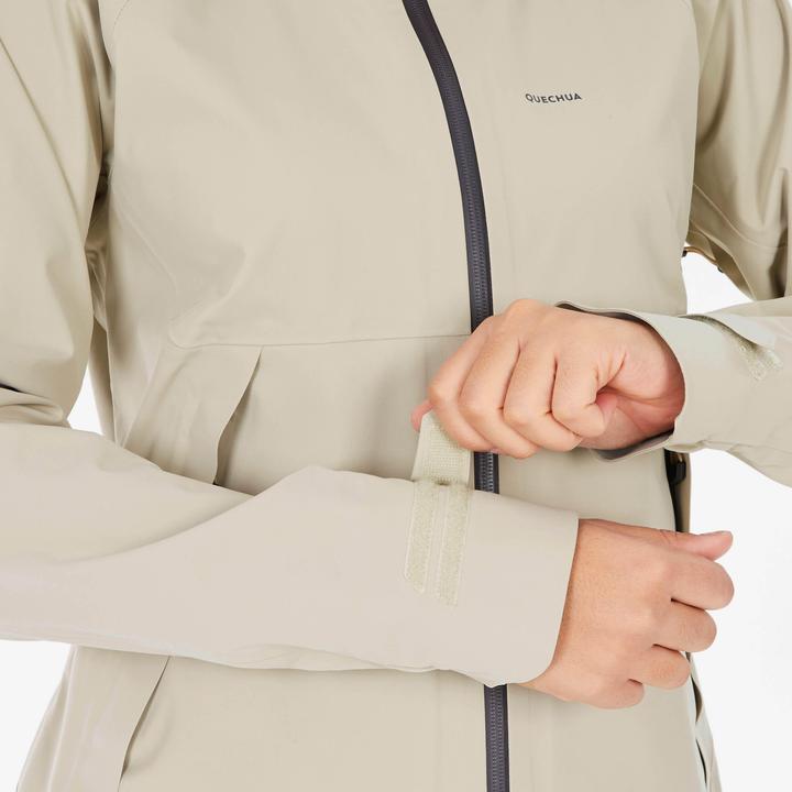 Immagine prodotto Quechua Giacca da trekking da donna impermeabile per escursioni in montagna - MH500 beige (L)