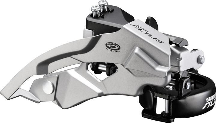 Shimano Altus FD-M370 Umwerfer 3x9-fach Schelle Dual-Pull
