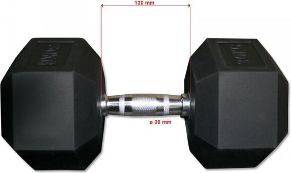 Actual product image ATX HEX Kompakt Hantel Gummi