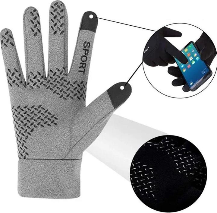 Actual product image OEM Consumer electronics Winter gloves insulated with smartphone function size XL RC-K-1180 gray (XL)