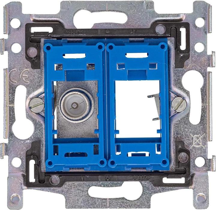 Hirschmann EDB02 C Coax TV socket,Niko compatible,Telenet /VOO (0.50 dB)
