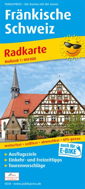 Actual product image Franconian Switzerland 1:100 000 100000