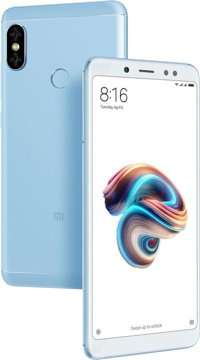 Produktbild Xiaomi Redmi Note 5 (32 GB, Blue, 6", Hybrid Dual SIM, 4G)