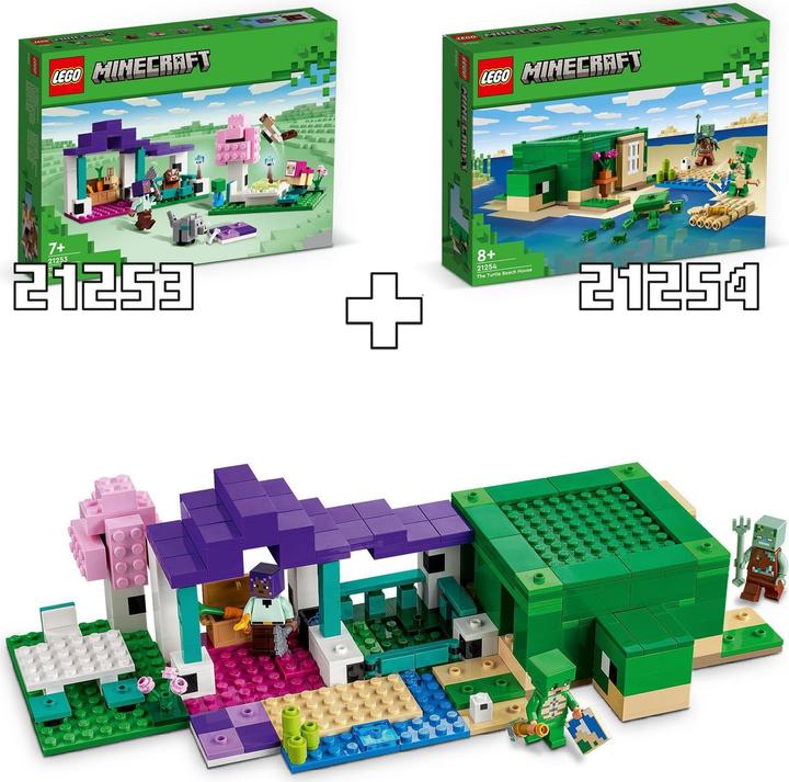 Produktbild LEGO Das Tierheim (21253, LEGO Minecraft)