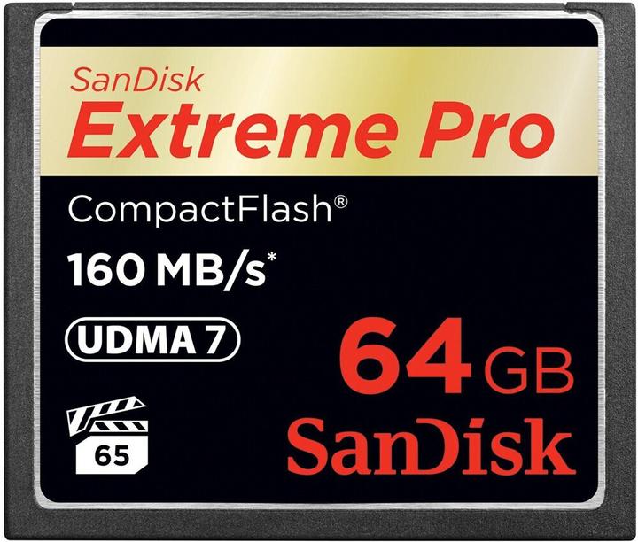 Image du produit SanDisk Extreme Pro Compact Flash (64 Go, CF)
