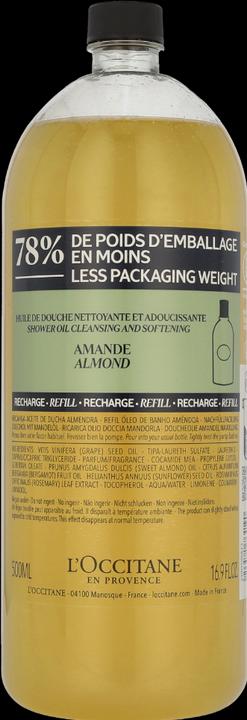 Actual product image L'Occitane Almond Shower Oil Refill Pack (500 ml)