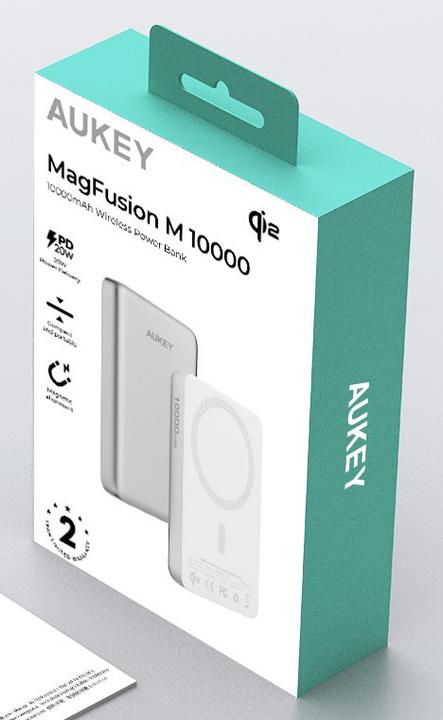 Produktbild Aukey MAG FUSION SLIM - Powerbank (10000 mAh, 10000 W, 36000 Wh)