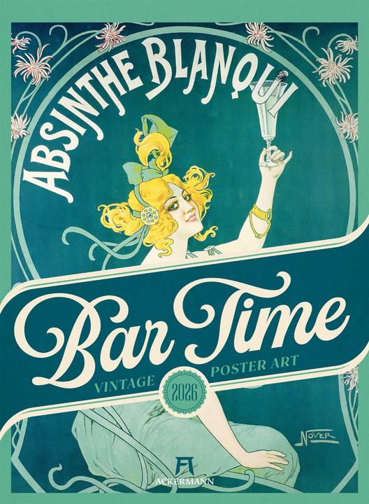 Bar Time Kalender 2026 (33 x 45 cm, Harter Einband, Englisch, Französisch, Spanisch, Deutsch)