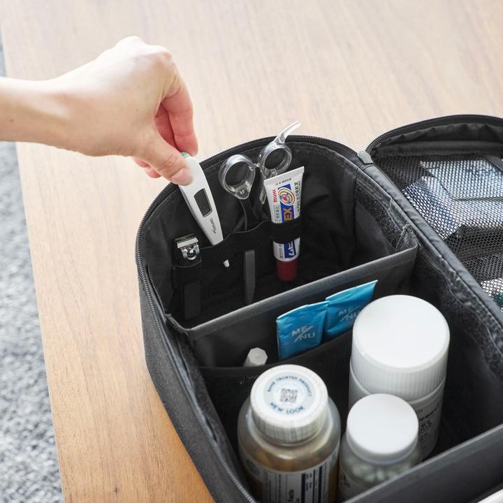 Actual product image Yamazaki Storage bag with dividers TOWER (8 l)
