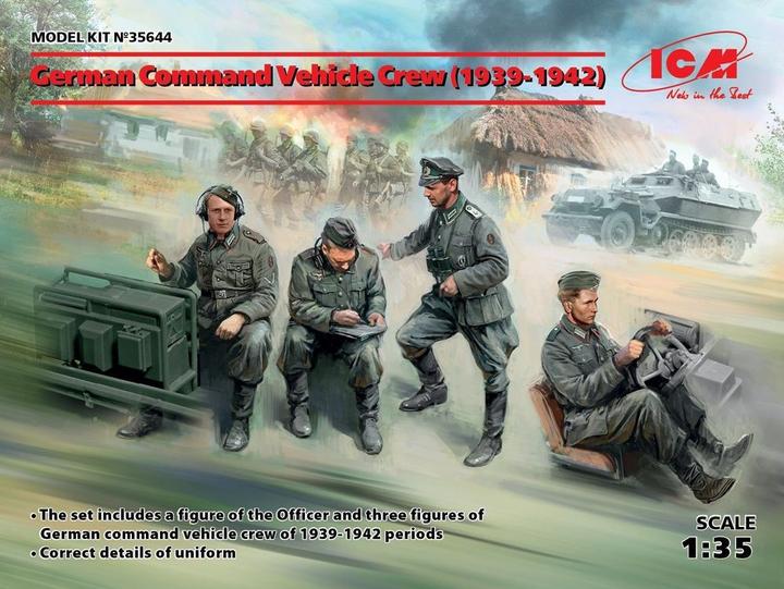 Image du produit ICM German Command Vehicle Crew (1939-1942) (4 figurines)