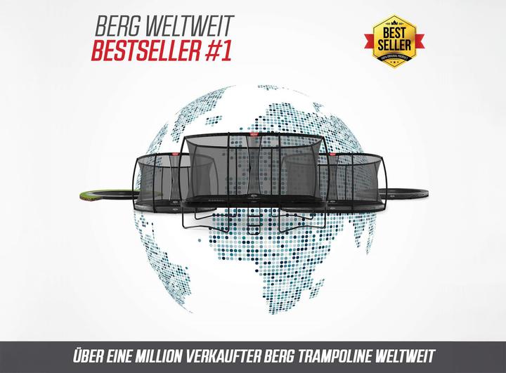 Produktbild BERG 37.81.03.01 Freizeit- & Garten-Trampolin Outdoor Rund Schraubenfeder Trampolin über der Erde (330 cm)
