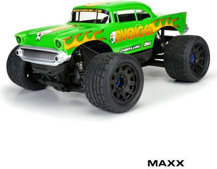 Image du produit Pro-Line 1957 Chevy Bel Air "Avenger Edition" Clear Body for Losi LMT, Crawler, 1/8 MT