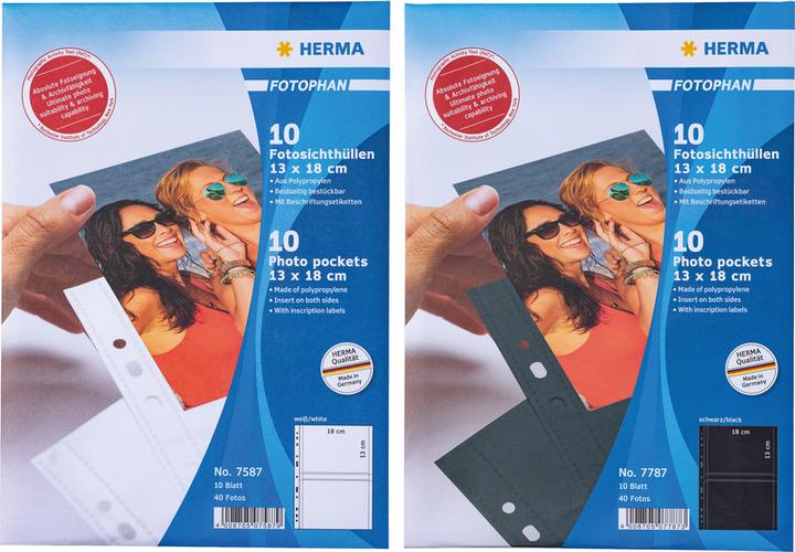 Produktbild HERMA Foto Hüllen (13 x 18 cm, 10 x)