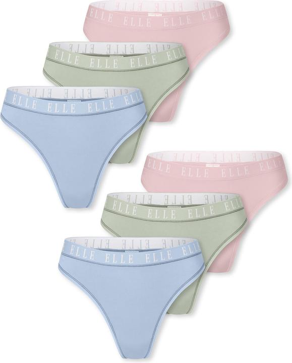 Elle Tanga Thong - LOGO (L, 6er Pack)